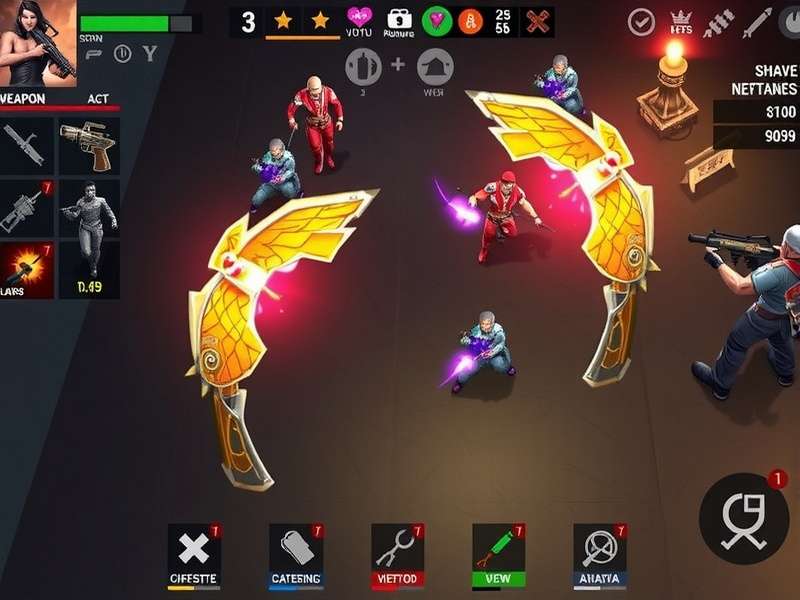 Fury Warfront Rage Reign weapon customization interface