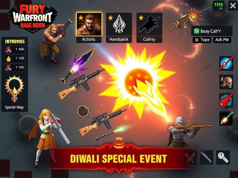 Fury Warfront Rage Reign Diwali special event screenshot